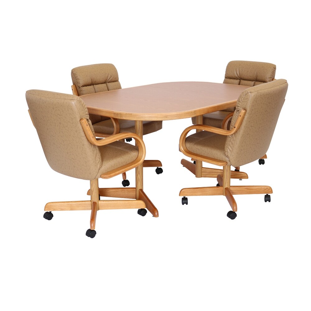 Kitchen sets hotsell with caster chairs